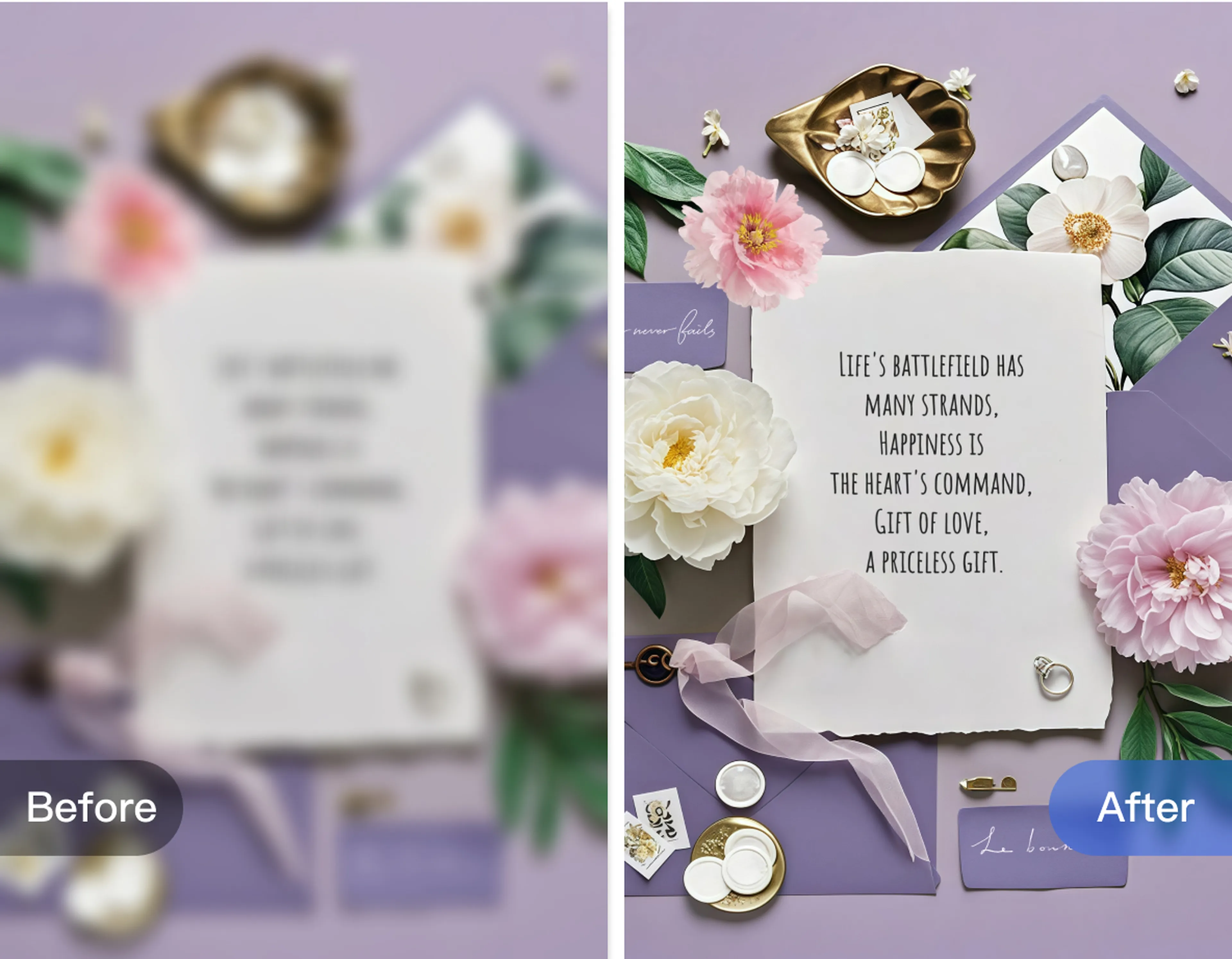 Blurred Text Image Clarity Tool
